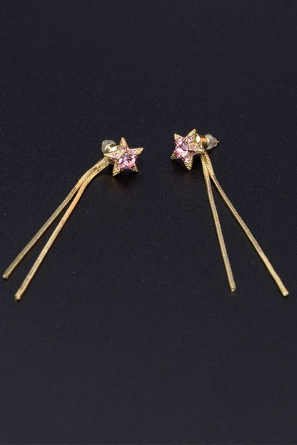 Ellena - Star Shape Chain Drop Earring