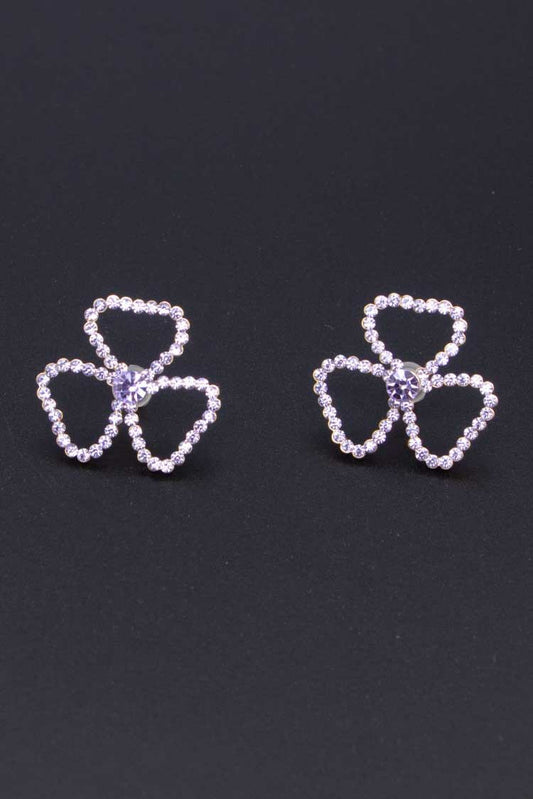 Ellena - Flower Shape Stud Earrings