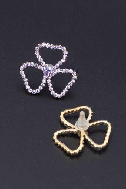 Ellena - Flower Shape Stud Earrings