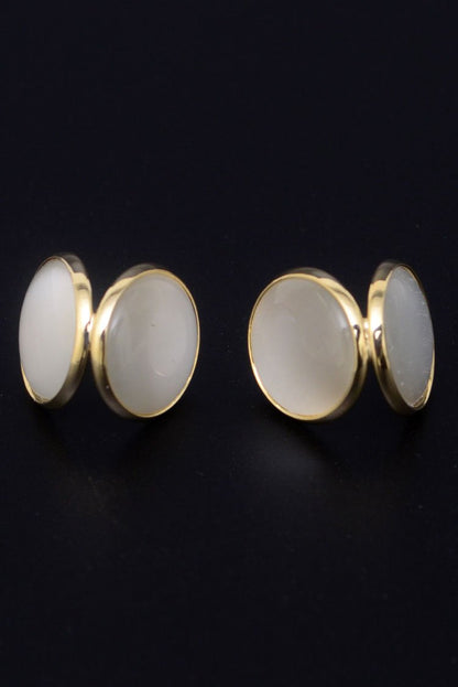 Ellena - Round Pearl Stud Earings