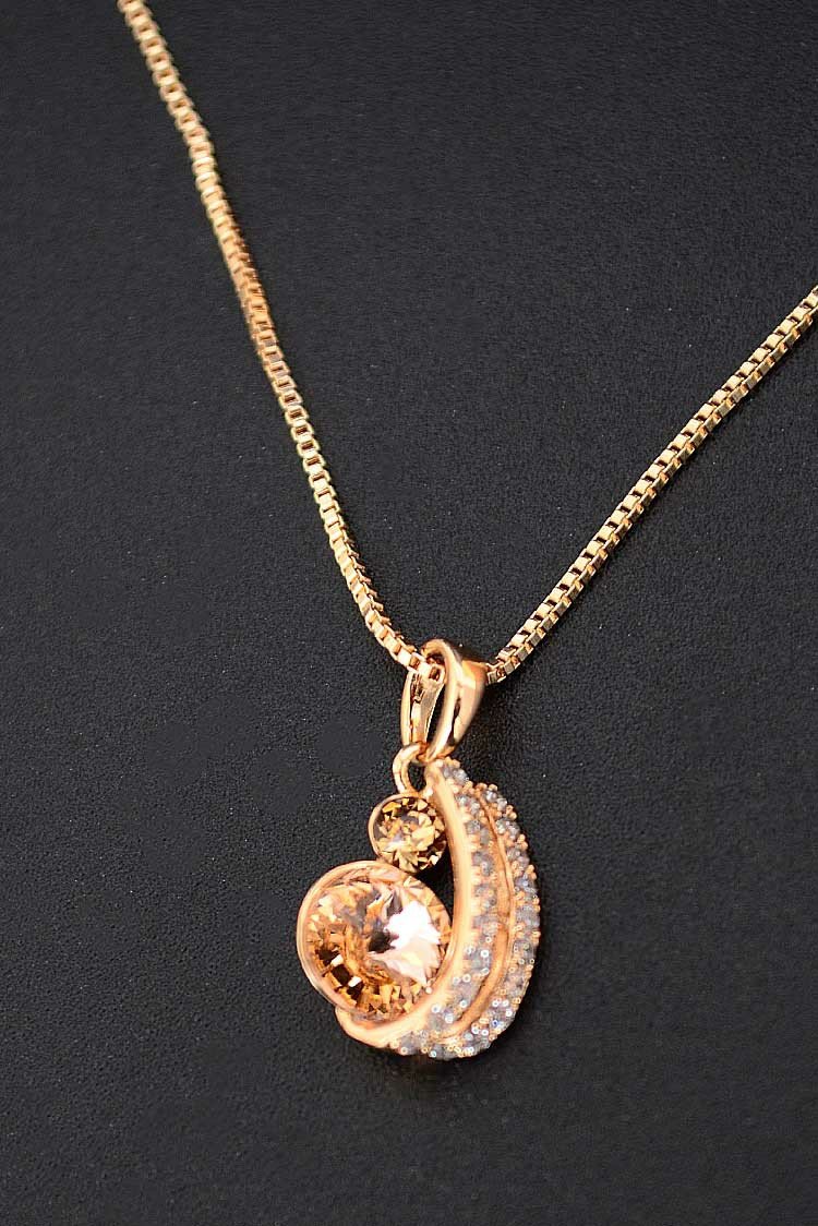 Ellena - Stone Pendant Necklace