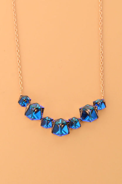 Ellena - Stone Bezel Necklace