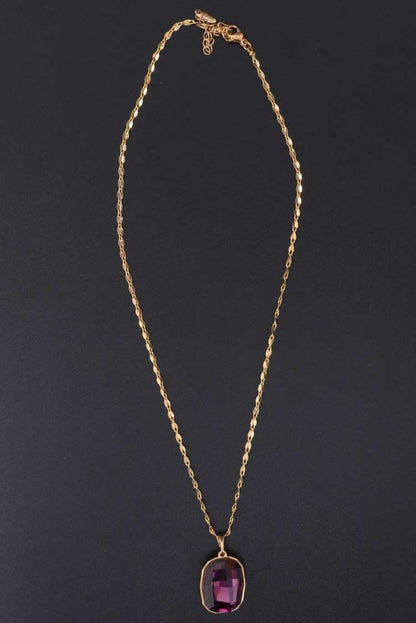 Ellena - Stone Pendant Necklace