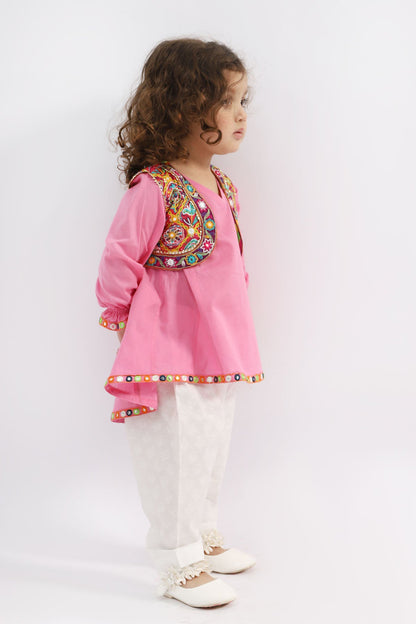 Kayseria - 2 Piece Cotton Lawn Shirt & Koti