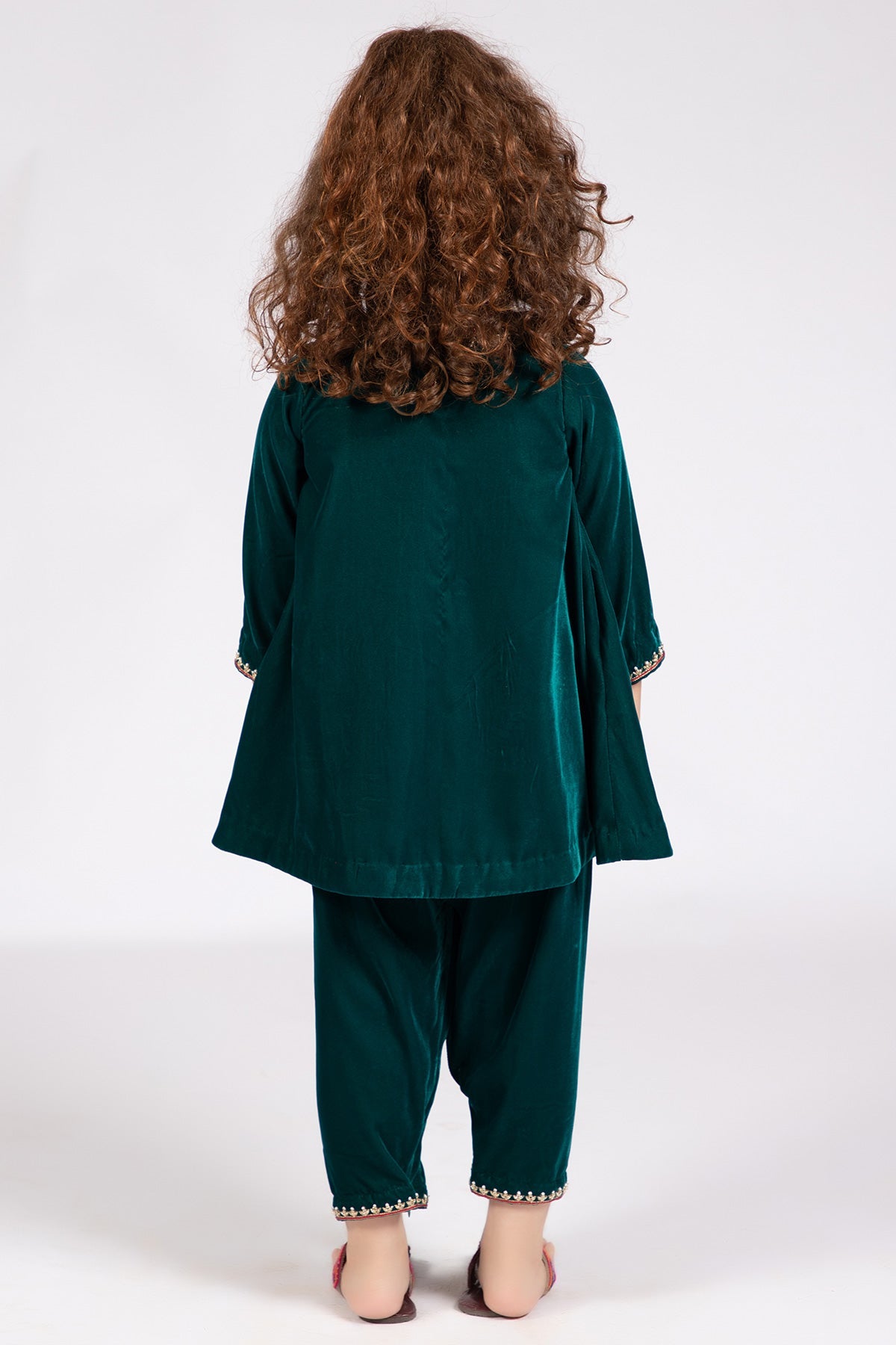 Kayseria - 2 Piece Velvet Shirt & Shalwar