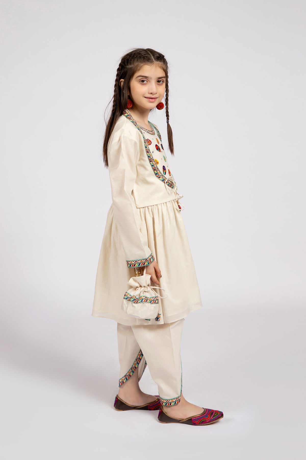 Kayseria - 2 Piece Cotton Lawn Shirt & Shalwar