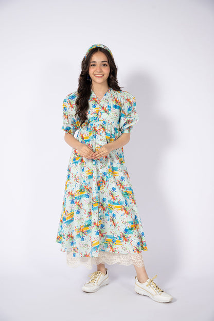 Kayseria - 1 Piece Cotton Lawn Dress