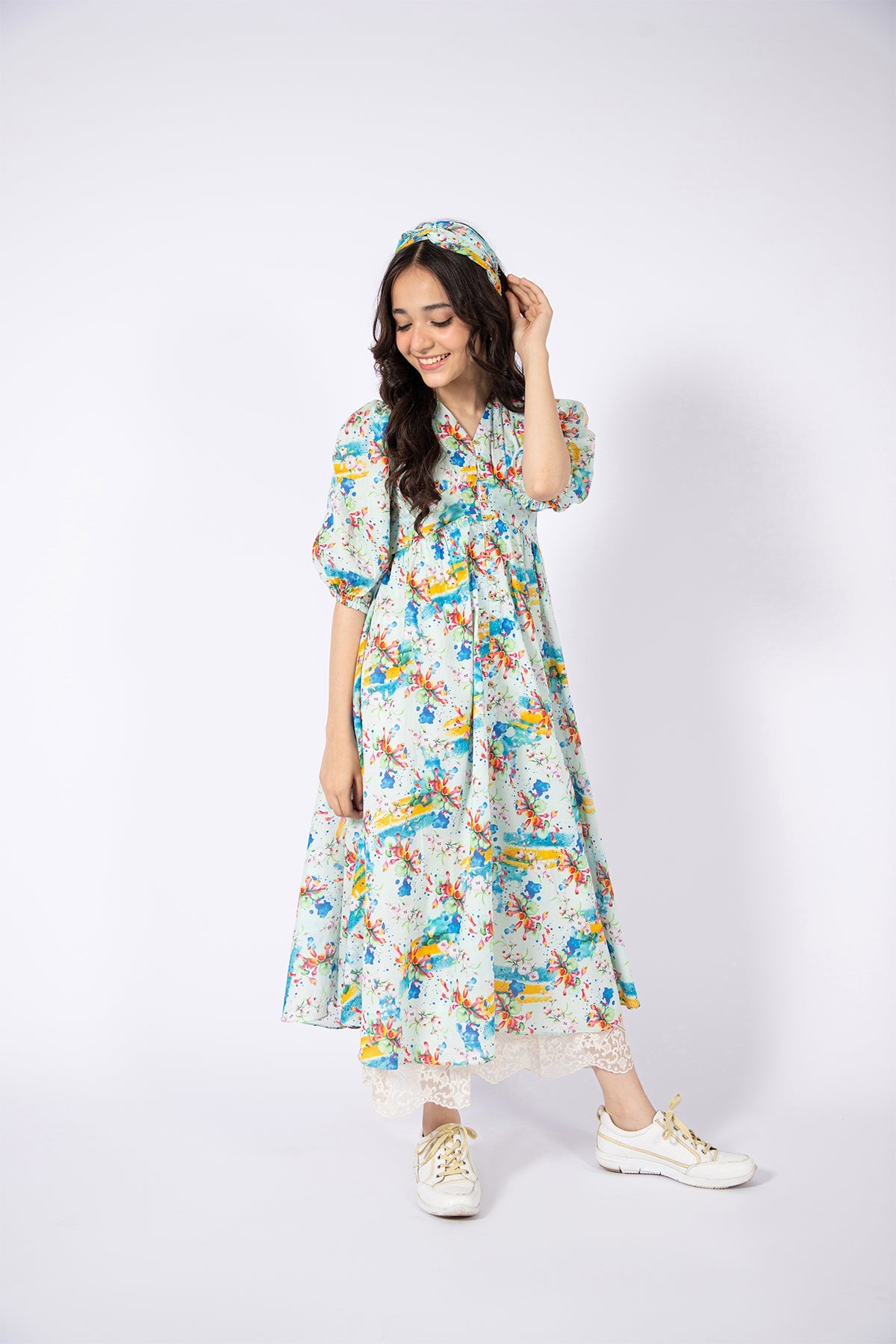 Kayseria - 1 Piece Cotton Lawn Dress