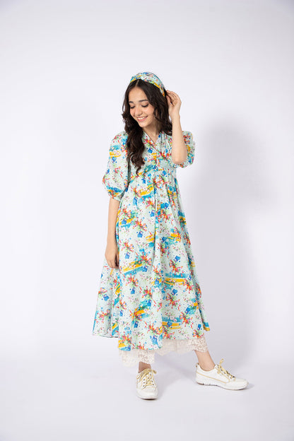 Kayseria - 1 Piece Cotton Lawn Dress