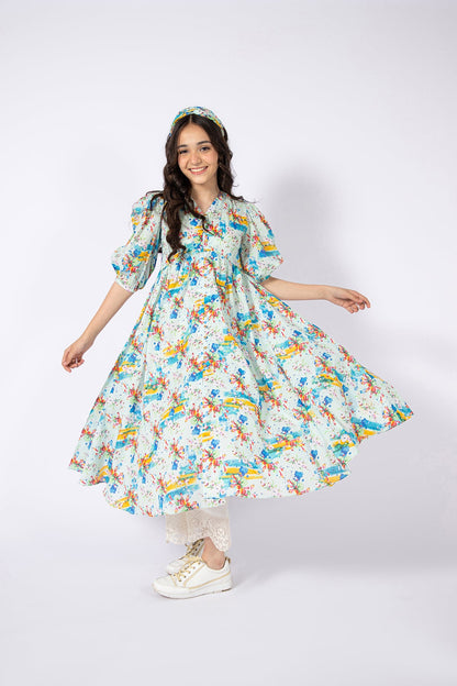 Kayseria - 1 Piece Cotton Lawn Dress