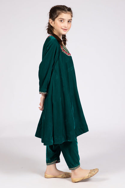 Kayseria - 2 Piece Velvet Shirt & Shalwar