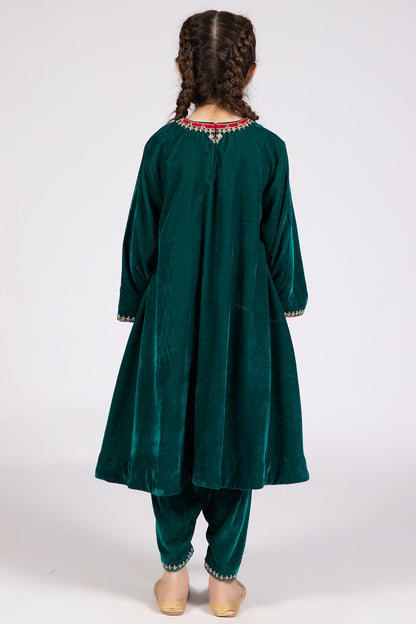 Kayseria - 2 Piece Velvet Shirt & Shalwar