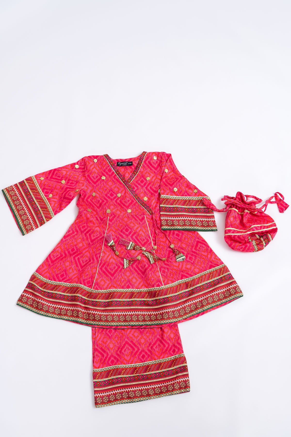 Kayseria - 2 Piece Khaddar Shirt & Sharara