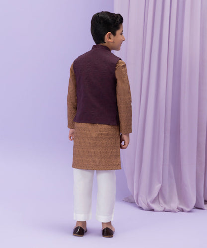 Sapphire - Embroidered Melange Waistcoat