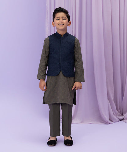 Sapphire - Embroidered Cambric Waistcoat