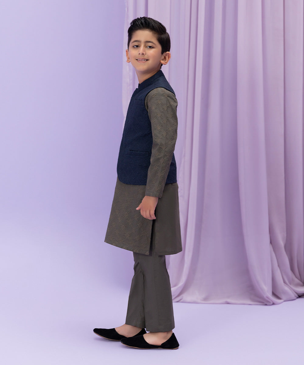 Sapphire - Embroidered Cambric Waistcoat