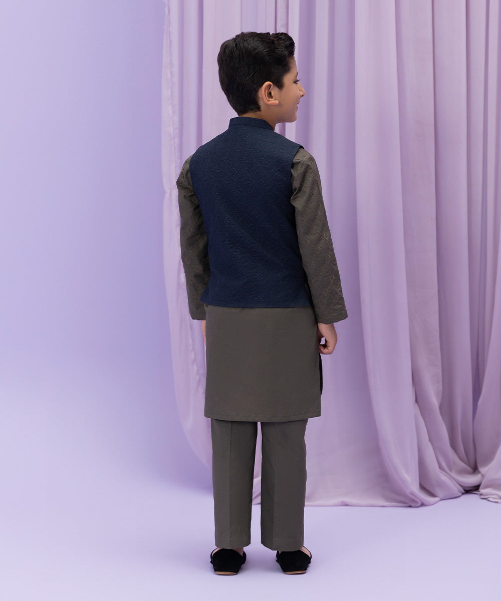 Sapphire - Embroidered Cambric Waistcoat