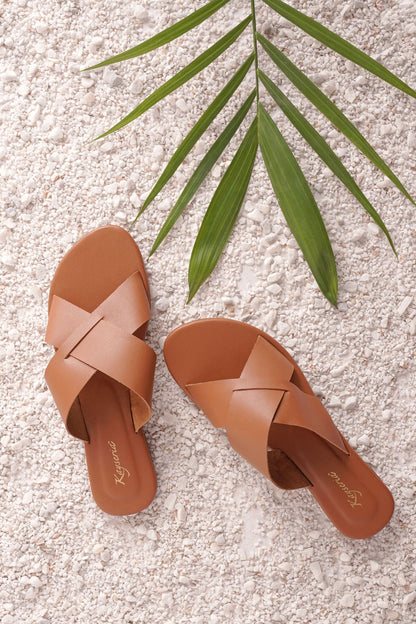 Kayseria - 1 Piece Pure Leather Chappal