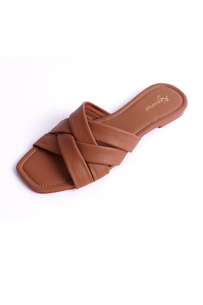 Kayseria - 1 Piece Pure Leather Chappal