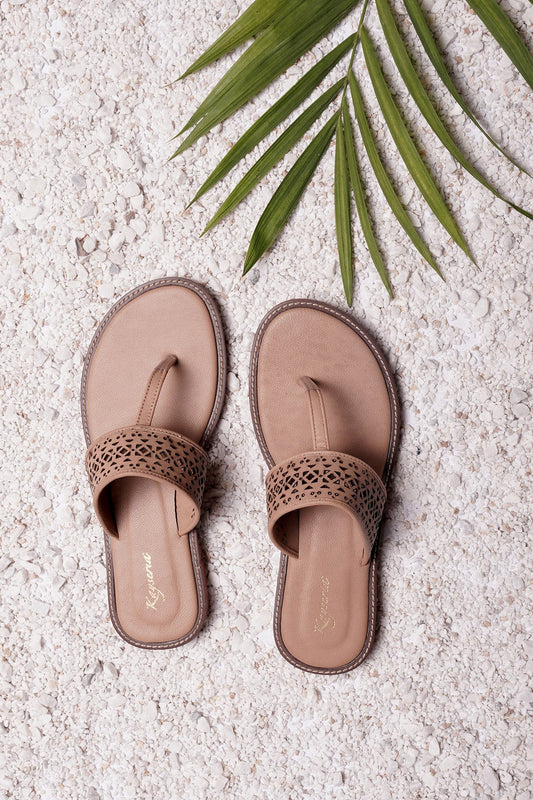 Kayseria - 1 Piece Pure Leather Chappal