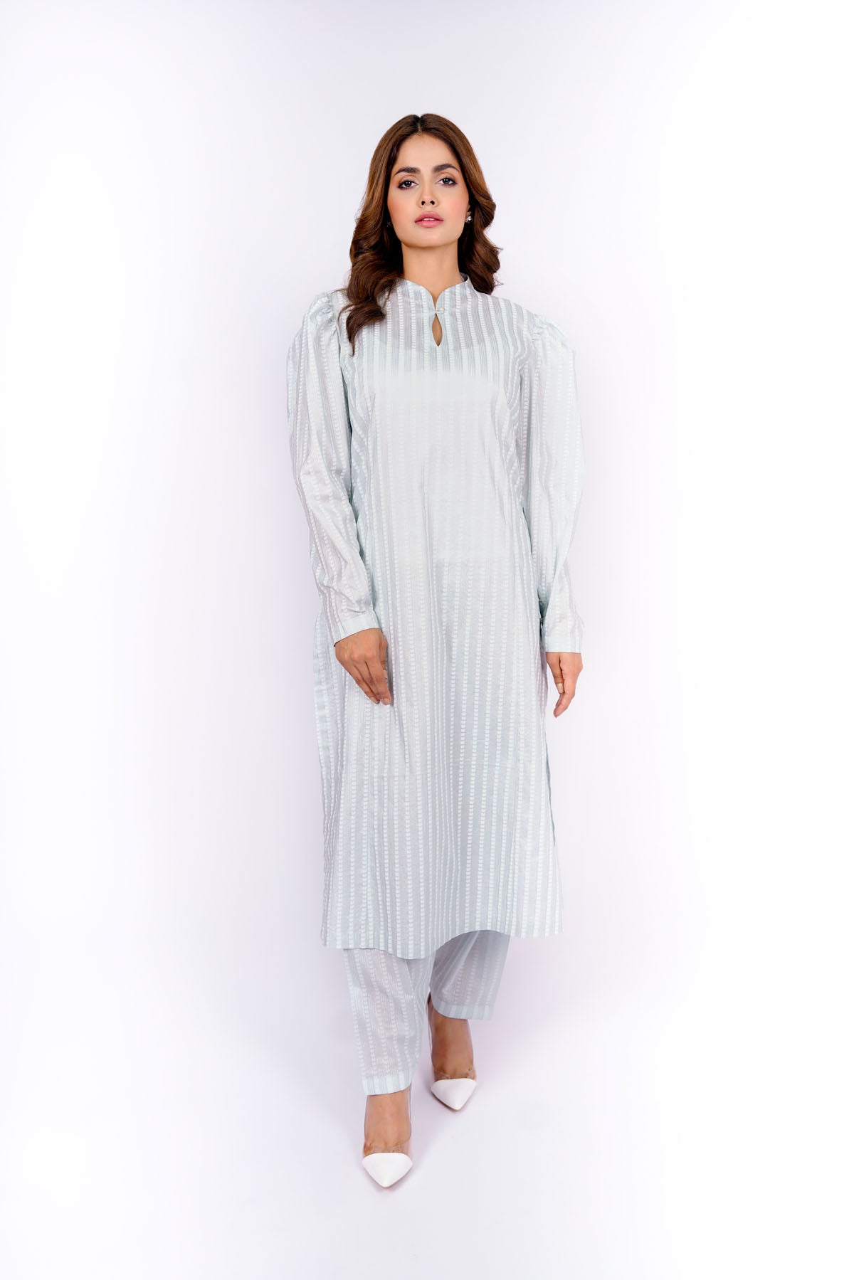 Kayseria - 2 Piece Cotton Lawn Shirt & Shalwar