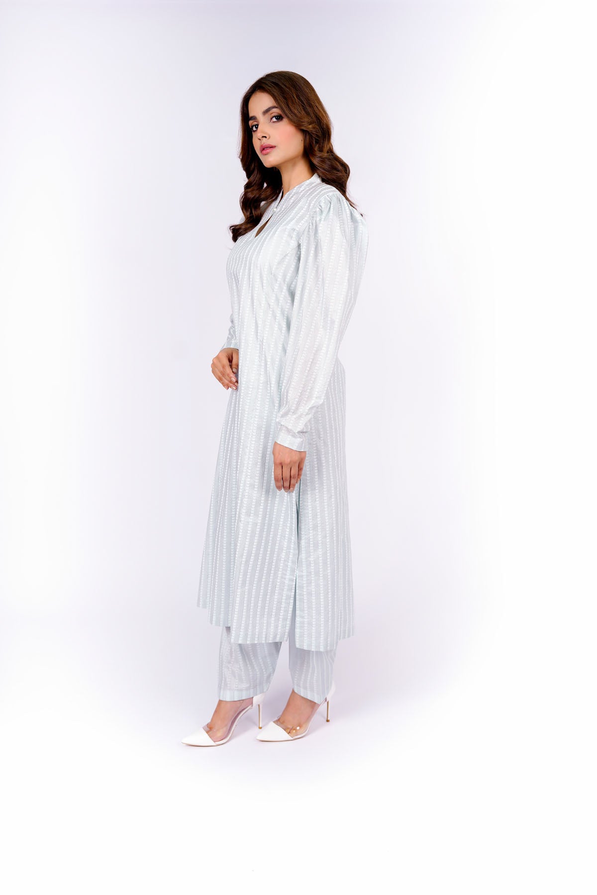 Kayseria - 2 Piece Cotton Lawn Shirt & Shalwar