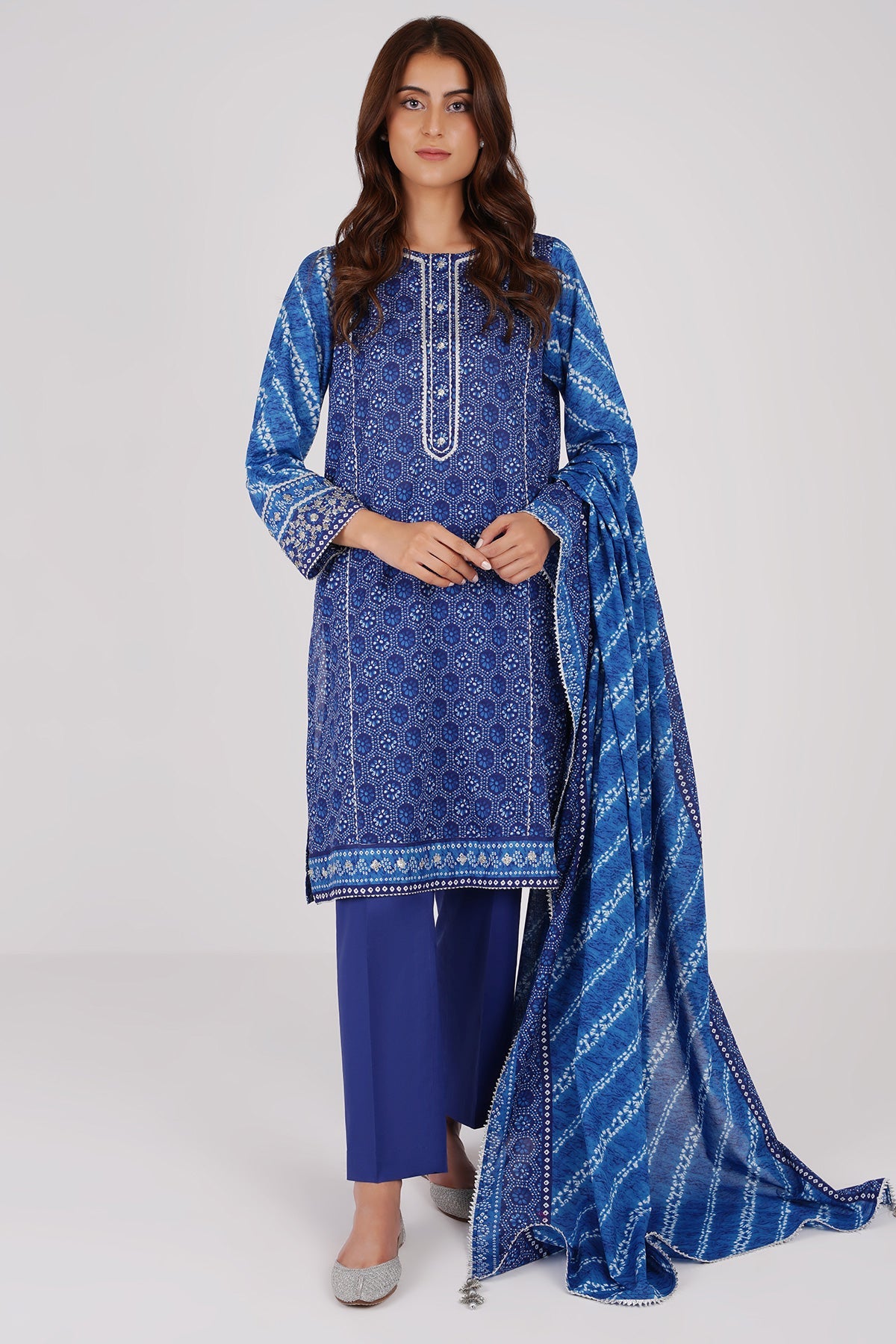 Kayseria - 3 Piece Cotton Lawn Suit
