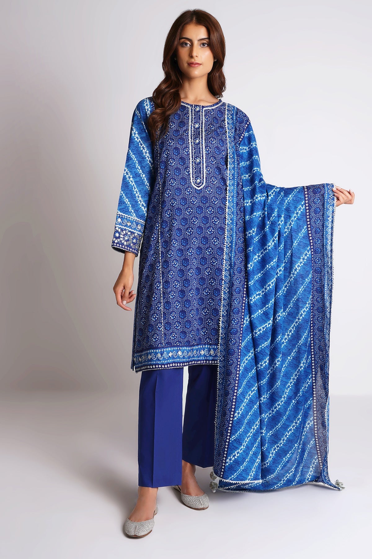 Kayseria - 3 Piece Cotton Lawn Suit