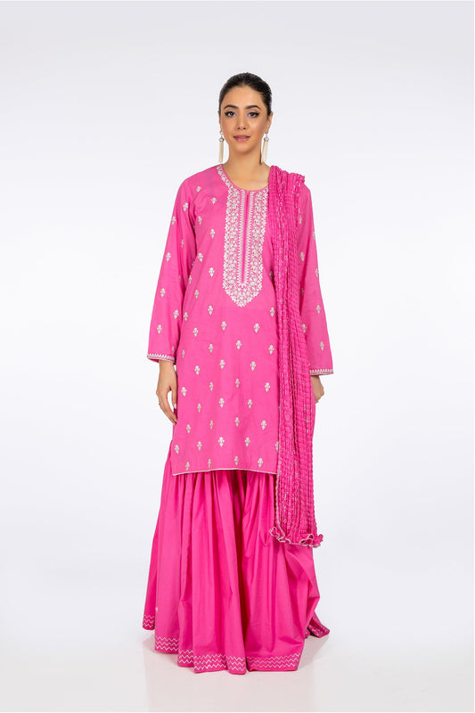 Kayseria - 3 Piece Cotton Lawn Suit