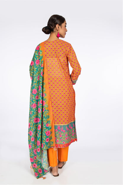 Kayseria - 3 Piece Cotton Lawn Suit