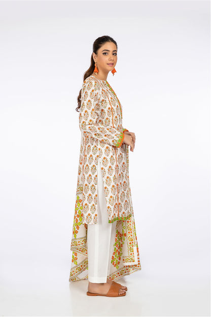 Kayseria - 2 Piece Cotton Lawn Shirt & Dupatta