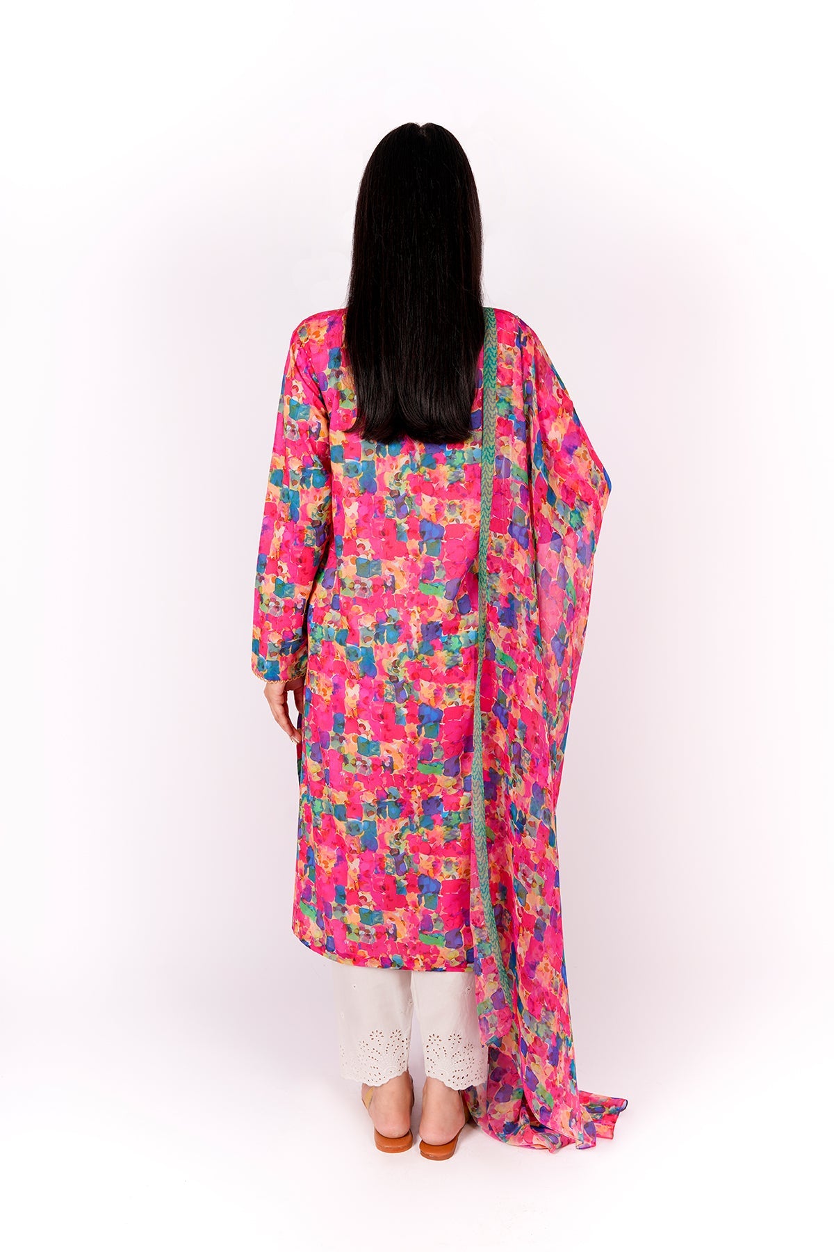 Kayseria - 2 Piece Cotton Lawn Shirt & Dupatta