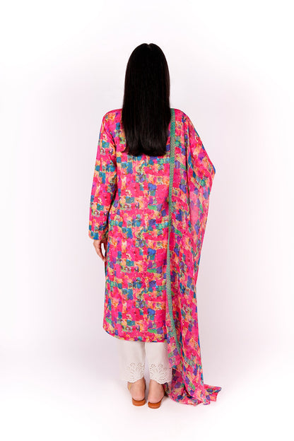 Kayseria - 2 Piece Cotton Lawn Shirt & Dupatta