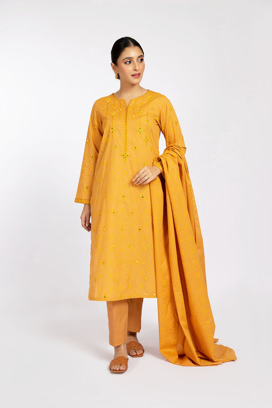 Kayseria - 3 Piece Cotton Lawn Suit