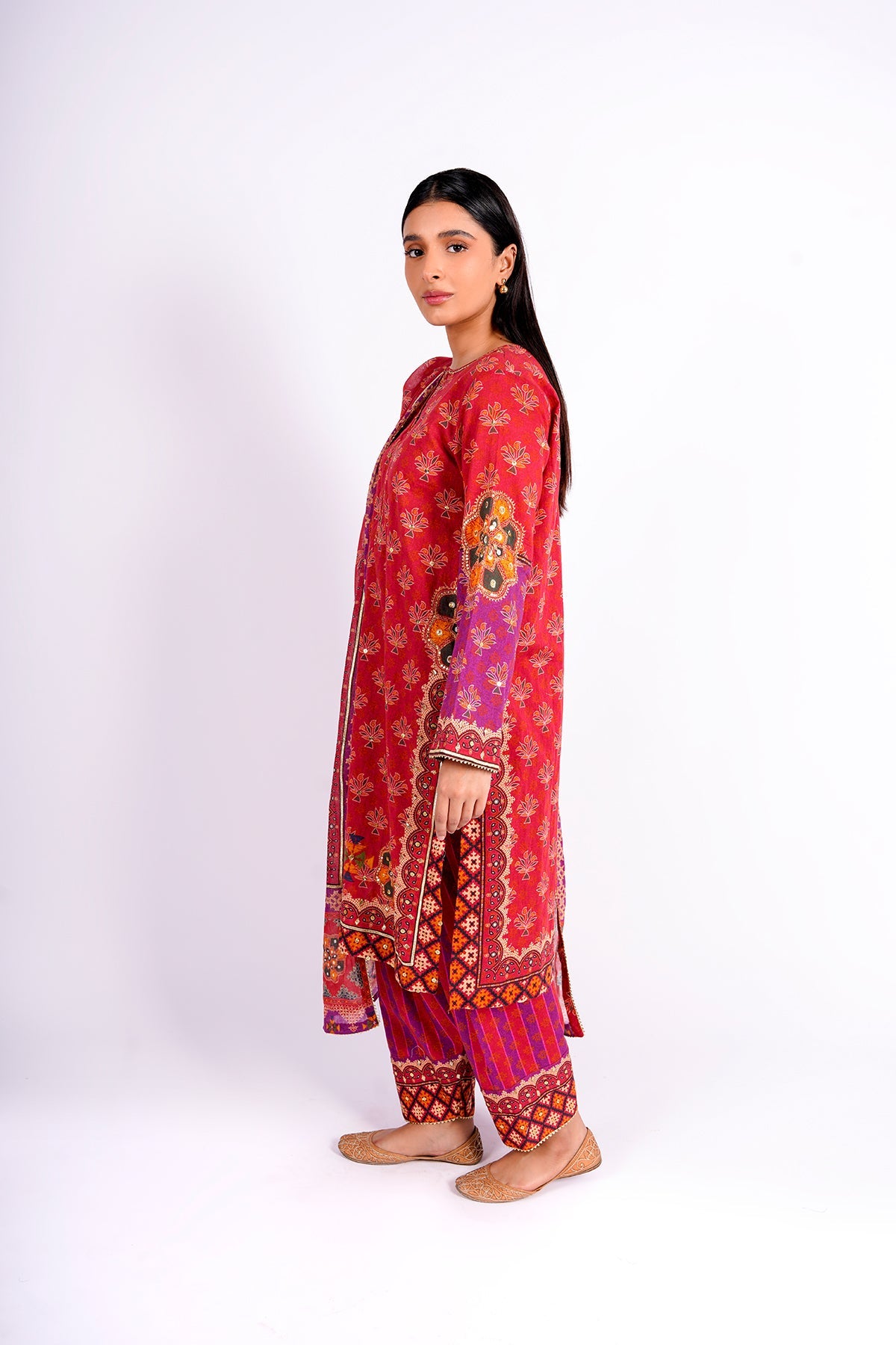 Kayseria - 3 Piece Cotton Lawn Suit