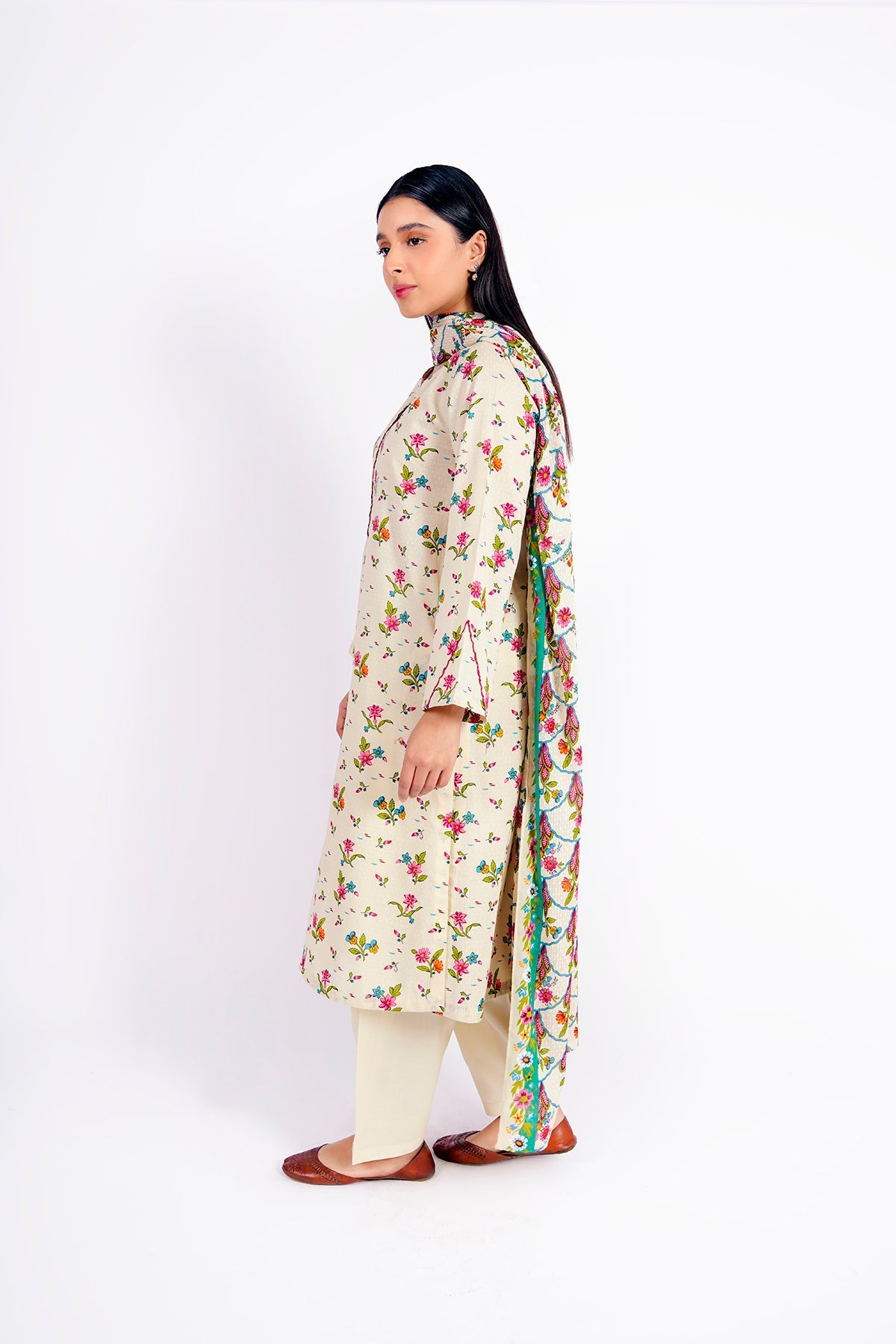 Kayseria - 3 Piece Cotton Lawn Suit