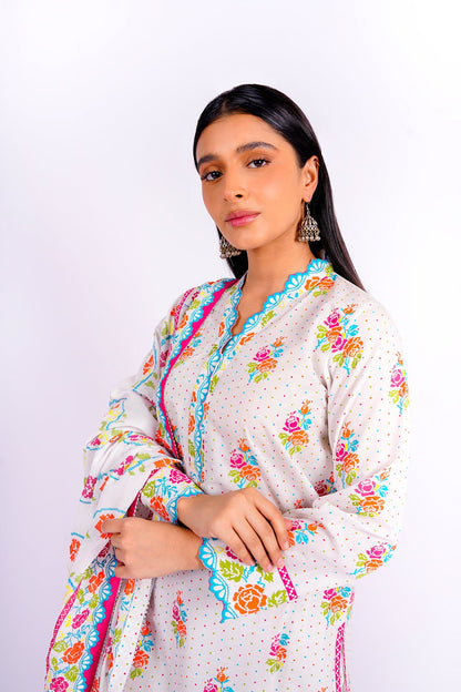 Kayseria - 3 Piece Cotton Lawn Suit