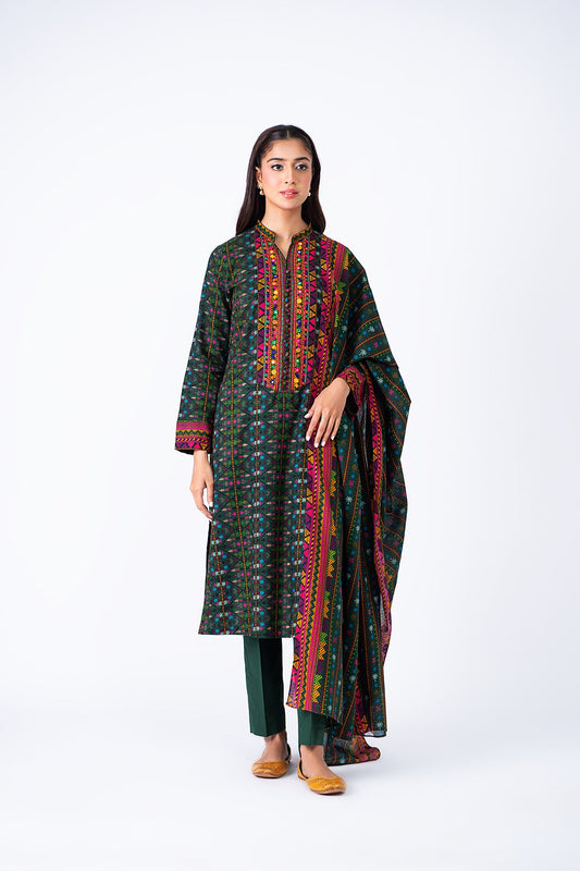 Kayseria - 3 Piece Khaddar Suit