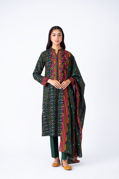 Kayseria - 3 Piece Khaddar Suit