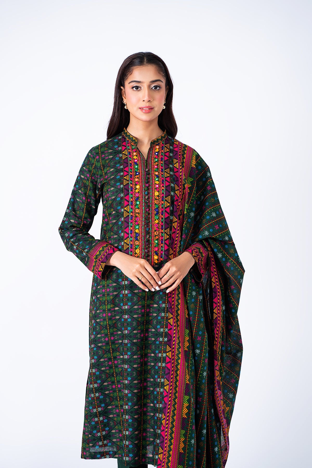 Kayseria - 3 Piece Khaddar Suit