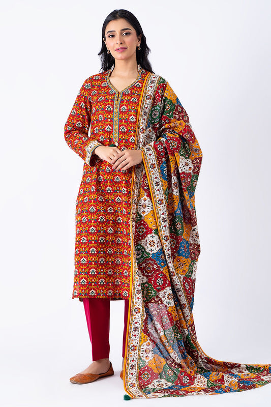 Kayseria - 3 Piece Khaddar Suit