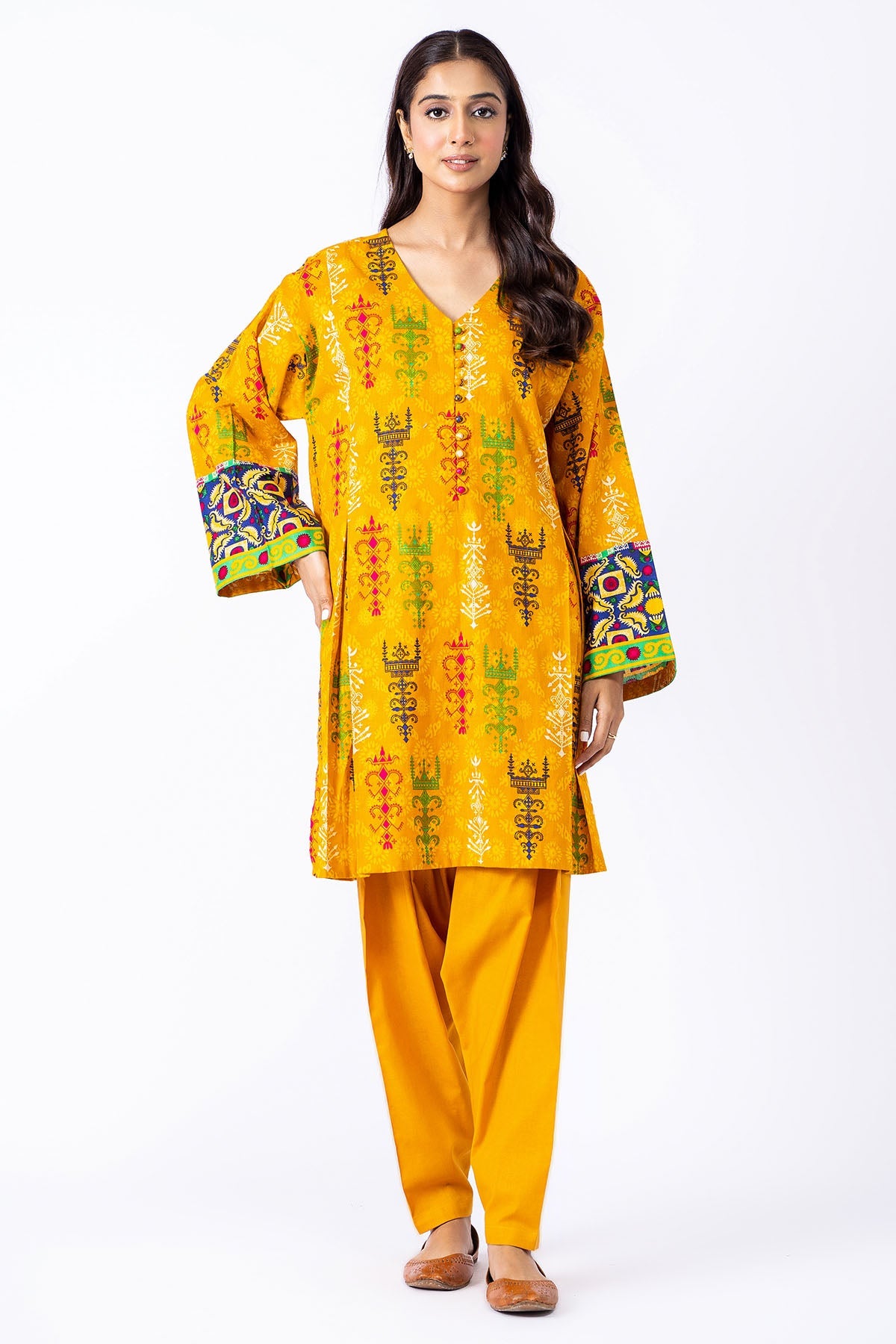 Kayseria - 2 Piece Khaddar Shirt & Shalwar