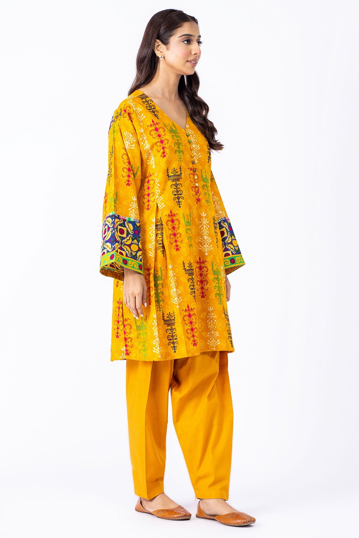 Kayseria - 2 Piece Khaddar Shirt & Shalwar