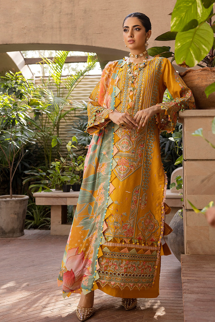 Ellena - 3-PC Unstitched Embroidered Lawn Suit