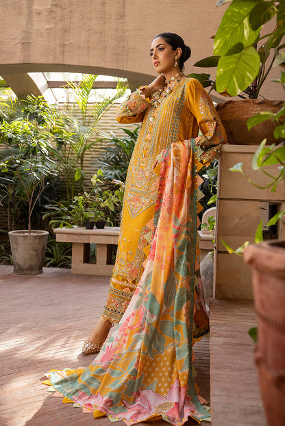 Ellena - 3-PC Unstitched Embroidered Lawn Suit