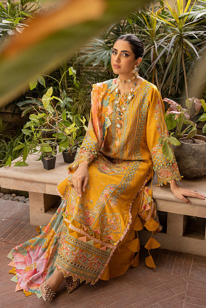 Ellena - 3-PC Unstitched Embroidered Lawn Suit