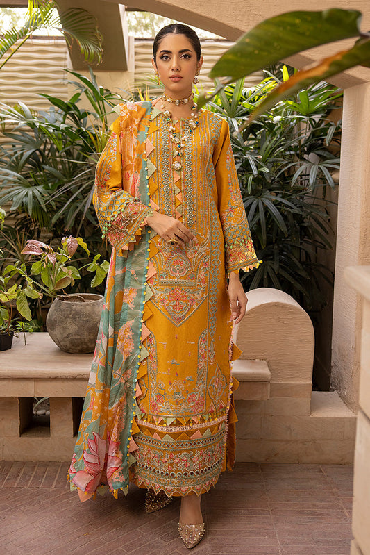 Ellena - 3-PC Unstitched Embroidered Lawn Suit