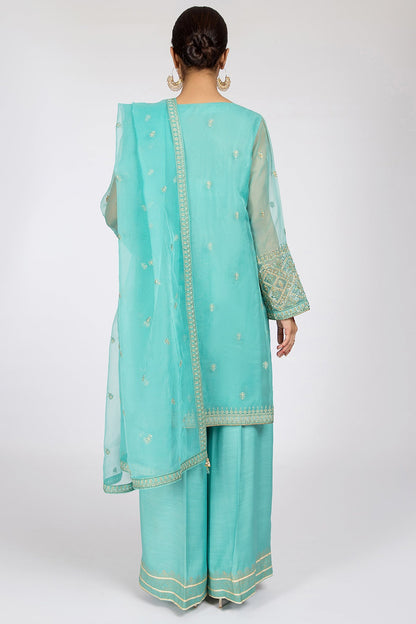 Kayseria - 3 Piece Organza Suit