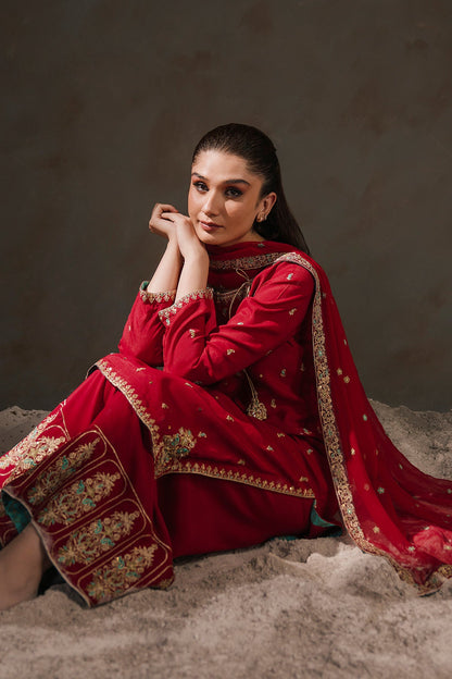 Kayseria - 3 Piece Raw Silk Suit