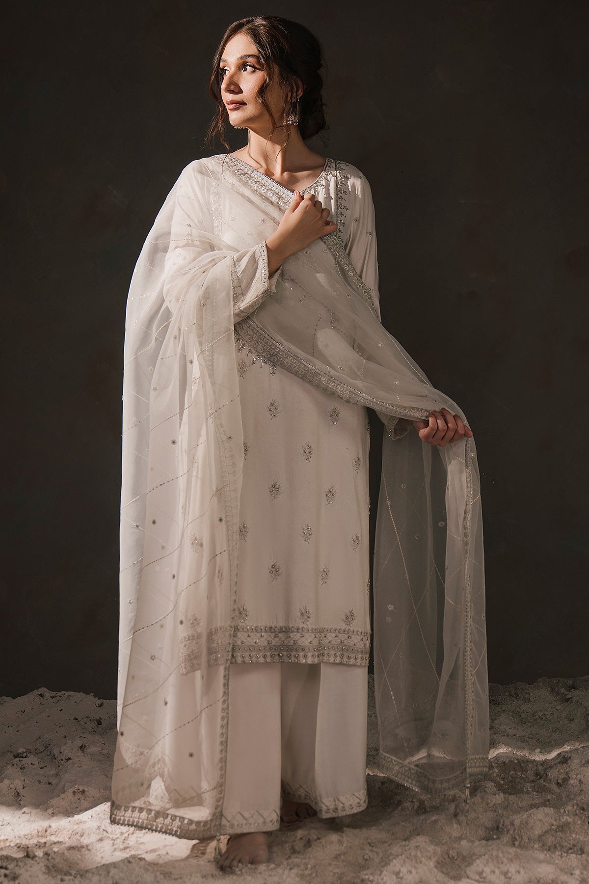 Kayseria - 3 Piece Raw Silk Suit